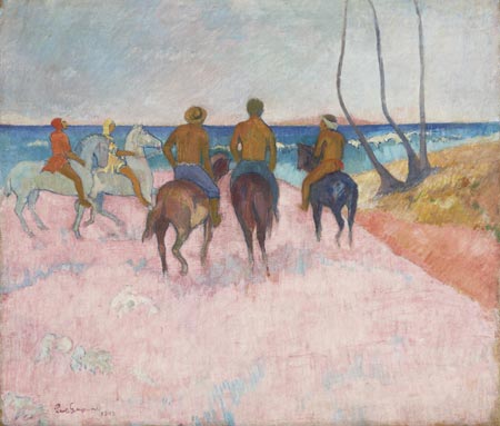 Ausstellung zum Jubiläum des Museums Folkwang, Foto: Paul Gauguin; Cavaliers sur la plage