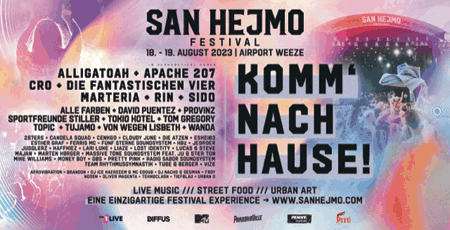 San Hejmo Festival Plakat, Plakat von: Veranstalter
