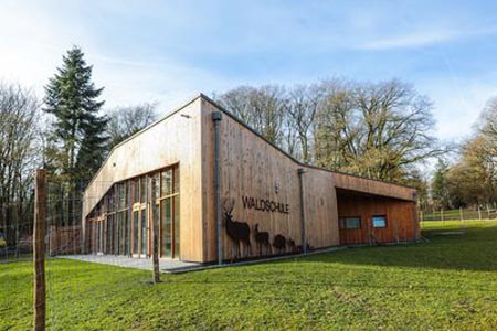 Die Waldschule im Wildpark Grafenberg in Düsseldorf. Foto: Melanie Zanin
