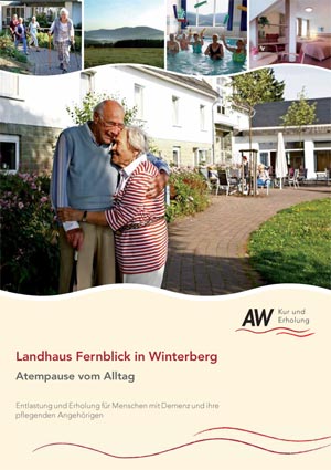 Flyer des Landhaus Fernblick, Foto: Landhaus Fernblick