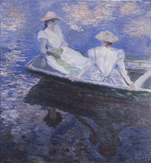 Ausstellung zum Jubiläum des Museums Folkwang, Foto: Claude Monet; Sur le batteau