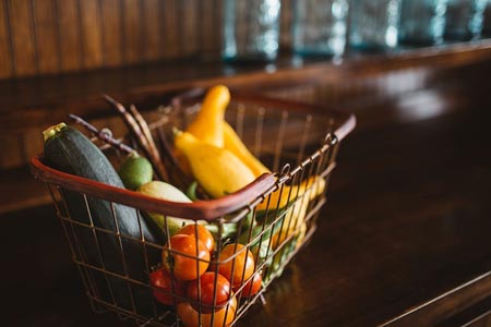 Korb mit Lebensmitteln, Foto: pixabay/Free-Photos