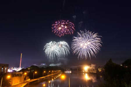 Feuerwerk über der Kirmes, Foto - Stadtmarketing Herne GmbH