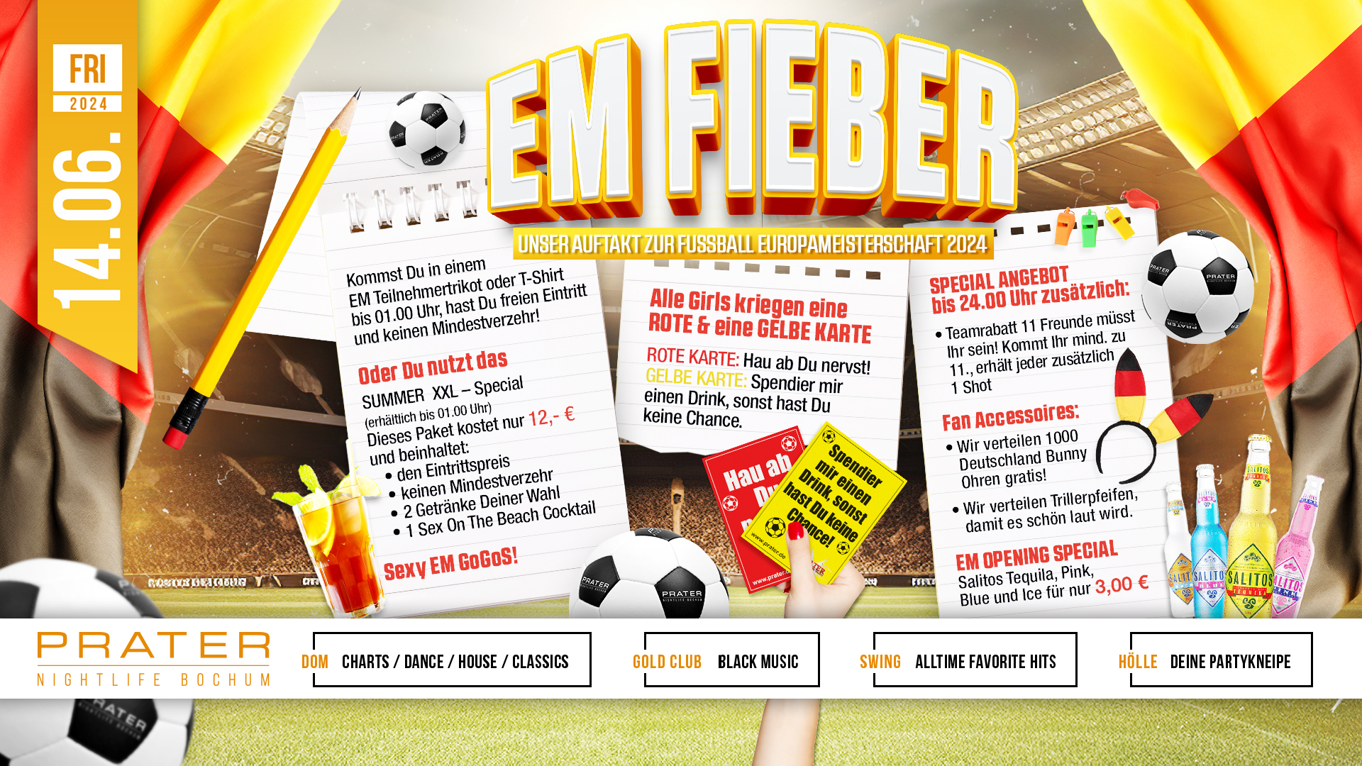 EM Fieber – NRW´s geilste Party zur Fussball EM